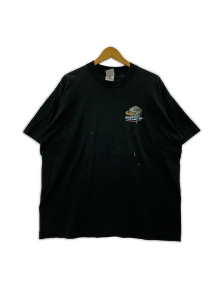OLD・VINTAGE FRUIT OF THE LOOM/WINZIP/インターネット/黒/XL
