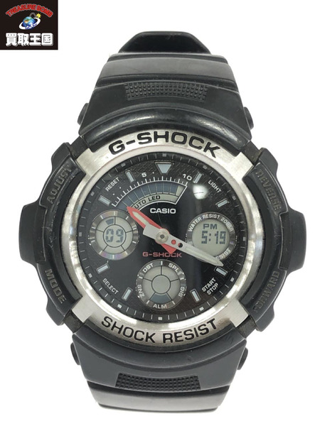 CASIO G-SHOCK AW-590-1AJF デジアナクォーツ ブラック[値下]