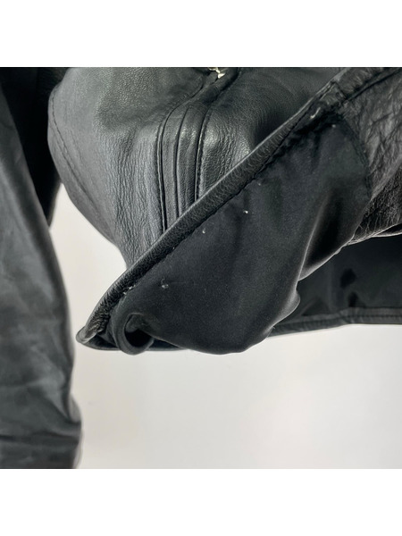ライダース Liugoo Leathers/シングル/レザージャケット/BLK/4