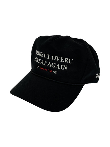 Cloveru キャップ　MAKE CLOVERU GREAT AGAIN ブラック