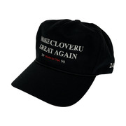 Cloveru キャップ　MAKE CLOVERU GREAT AGAIN ブラック