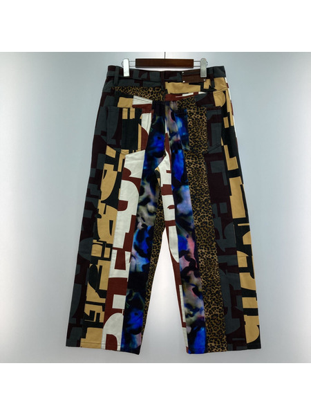 DRIES VAN NOTEN PINE PATCH JEANS 31