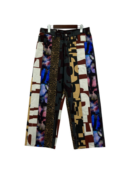 DRIES VAN NOTEN PINE PATCH JEANS 31