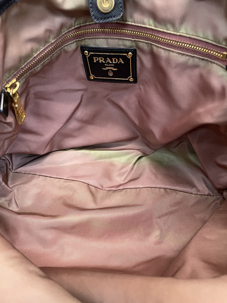 PRADA セミショルダー ナイロントートバッグ 黒
