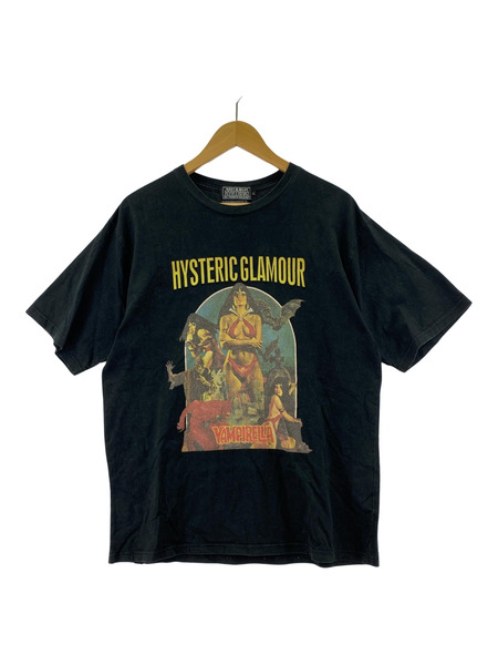 HYSTERIC GLAMOUR 22SS VAMPIRELLA OMNIBUS プリントTee L ブラック[値下]