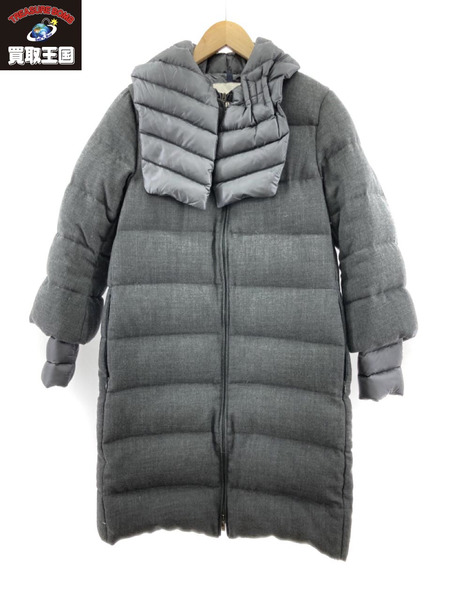 Moncler CHANVRE 3WAYダウンコート ライナー付き グレー size0