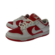 NIKE DUNK LOW RETRO スニーカー 赤白 25cm