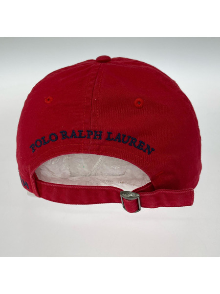 POLO RALPH LAUREN キャップ ポロベア キャップ 赤