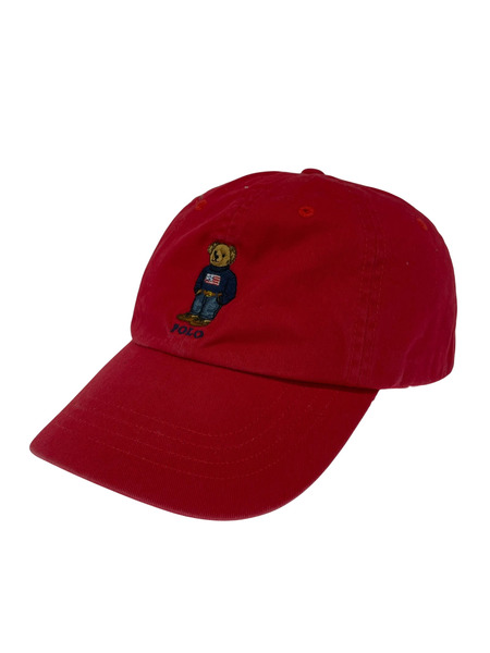 POLO RALPH LAUREN キャップ ポロベア キャップ 赤