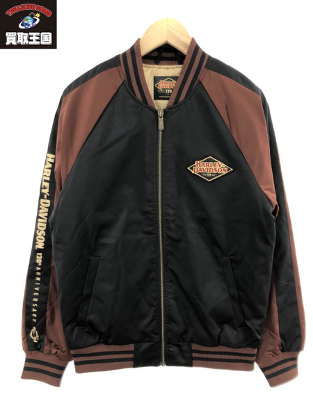 Harley-Davidson 120th Anniversary Souvenir Jacket(S)黒茶[値下