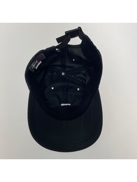 STUSSY キャップ ナイロン メッシュ 黒