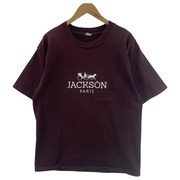 JACKSON MATISSE/19SS/オマージュ/プリントTシャツ/XL/ボルドー