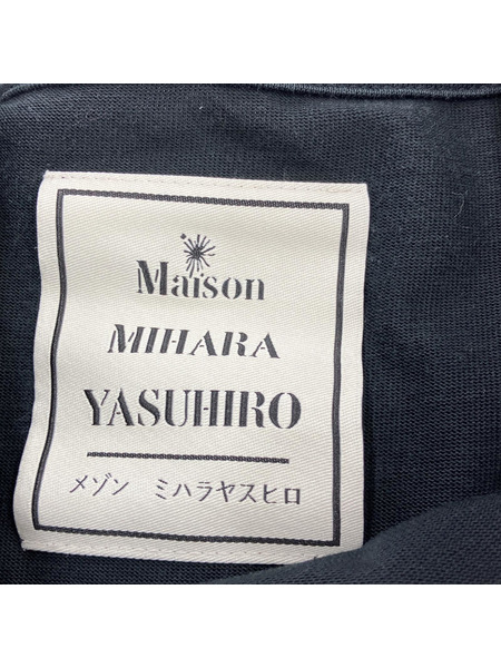 MIHARA YASUHIRO SSサスペンダープリントT/44/黒