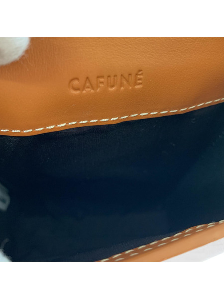 Cafune Trunk Box ショルダーバッグ 茶