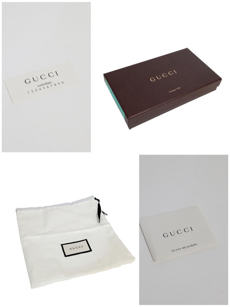 GUCCI/インターロッキング/二つ折り長財布 449279