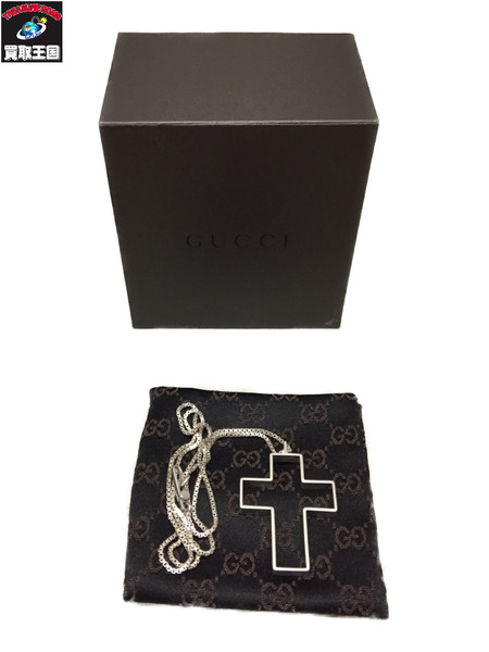 GUCCI/オープンクロス/十字架/ロザリオネックレス[値下]｜商品