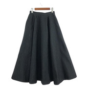 AMERI 22AW JACQUARD TUCK VOLUME SKIRT