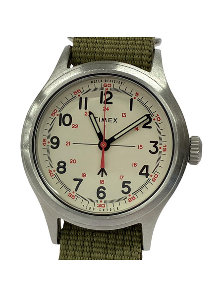 TIMEX×TODD SNYDER QZ腕時計 オリーブ