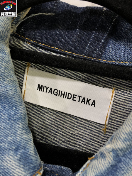 MIYAGIHIDETAKA パッチワーク デニムジャケット　1