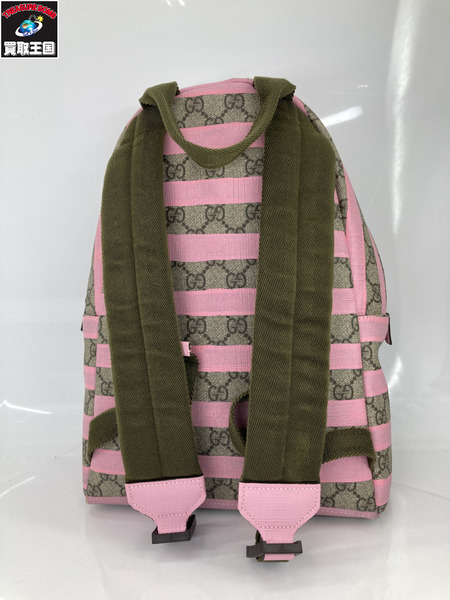 リュックサック・バックパック GUCCI/GGスプリーム チルドレンズ ボーダー/キッズ