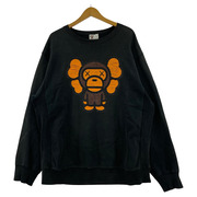 A BATHING APE スウェット・トレーナー KAWS