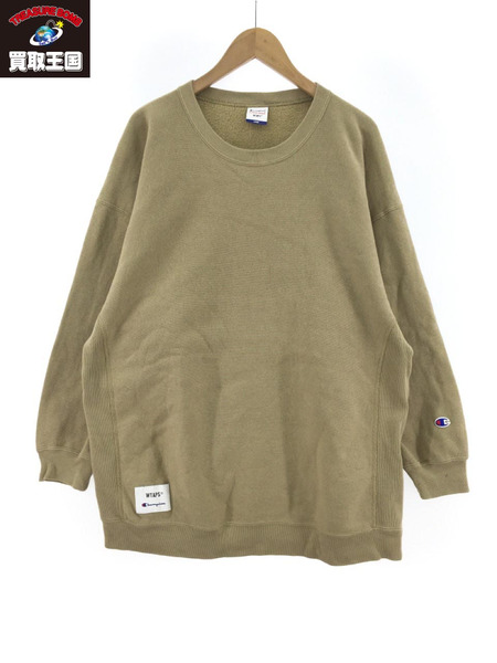 WTAPS xChampion Reverse Weave Crewneck Sweatshirt L