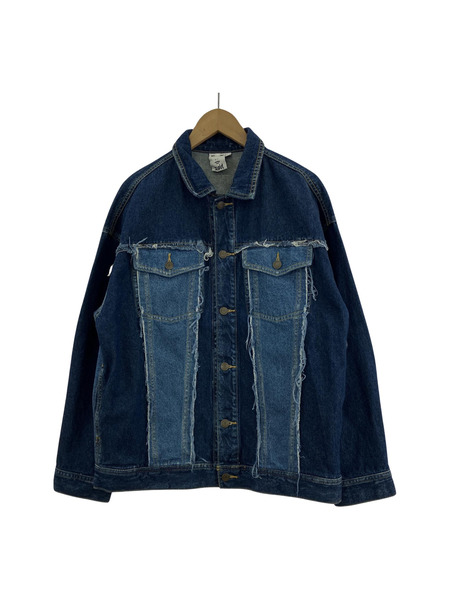 X-girl 2-TONE DENIM JACKET (M)