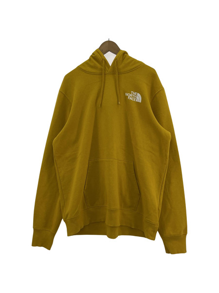 THE NORTH FACE バックプリントPOパーカー イエロー L