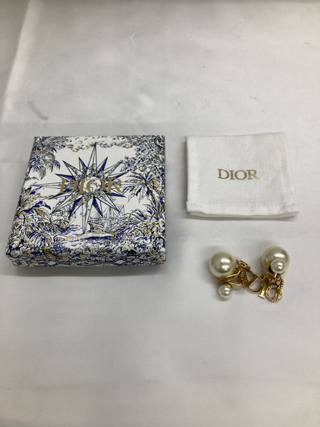 DIOR パール トライバル イヤリング