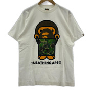 A BATHING APE 半袖Tシャツ・カットソー A BATHING APE print tee M