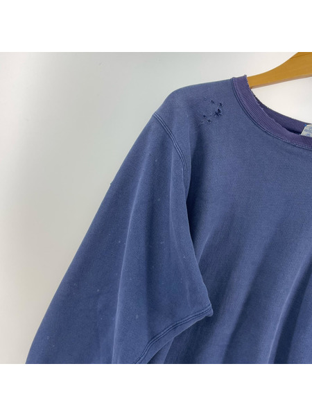 Champion スウェット・トレーナー 90s REVERSE WEAVE ツートン 目無シ 米国製 L