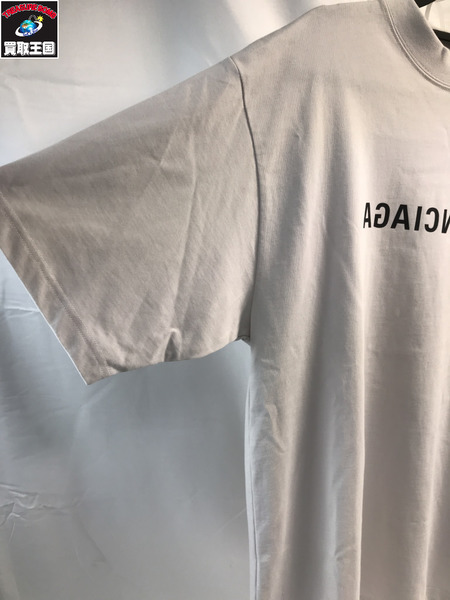 BALENCIAGA バレンシアガ 23AW MIRROR LOGO T-SHIRT WHITE S ミラーロゴTシャツ