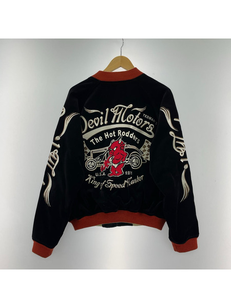 TED COMPANY ジャケット tedman スカジャン 別珍 THE HOT RODDERS 刺繍 ベロア