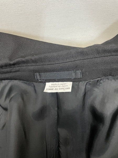 COMME des GARCONS HOMME PLUS 24AW JACKET WITH MANY BUTTON ボタン装飾 ウールギャバ テーラードジャケット XL AD2024 PN-J023