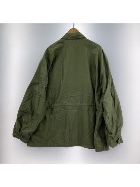 graphpaper/22SS/Cotton Linen Moleskin Military Jacket/2/オリーフ