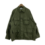 graphpaper/22SS/Cotton Linen Moleskin Military Jacket/2/オリーフ