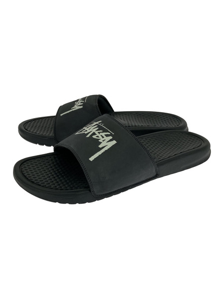 Stussy × Nike Benassi Slide Off Noir 29.0cm