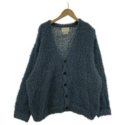 YOKE/22SS/BUSHY COTTON CARDIGAN/3/ブルー