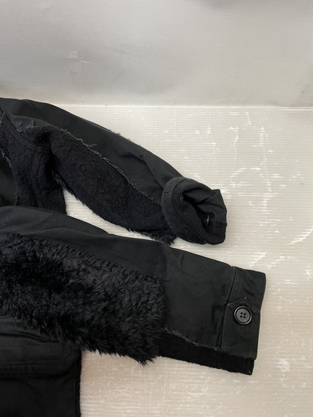 UNDERCOVER ボアドッキングモッズコート 2 ブラック UCP1316[値下]