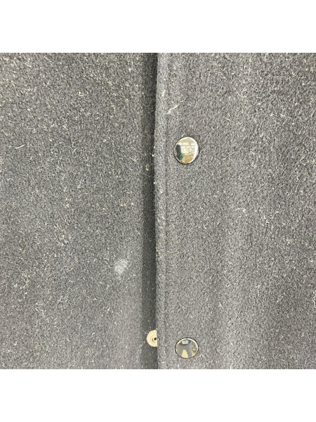 NEIGHBORHOOD 90s 97年製 スタースタッズ 襟付キ 刺繍 袖レザースタジャン L ブラック