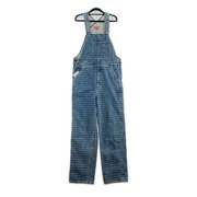 Supreme オーバーオール・ツナギ Jacquard Logo Denim Overalls S Blue