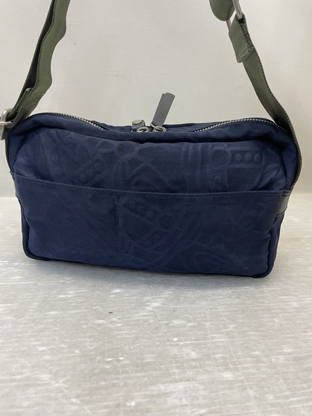Vivienne Westwood LINE ORB EMBOS ショルダーバッグ ブルー×グリーン
