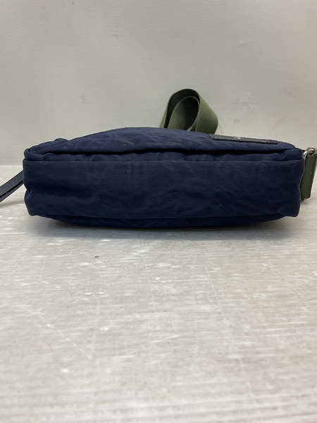 Vivienne Westwood LINE ORB EMBOS ショルダーバッグ ブルー×グリーン