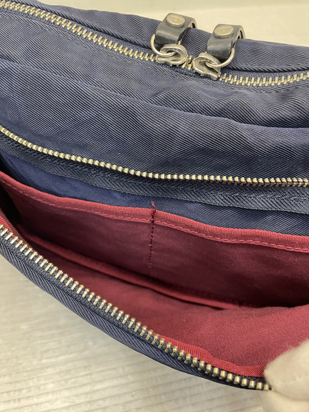 Vivienne Westwood LINE ORB EMBOS ショルダーバッグ ブルー×グリーン