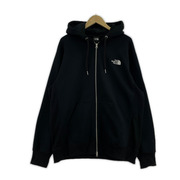 THE NORTH FACE パーカー(ジップアップ) スクエアロゴ フルジップパーカー 黒