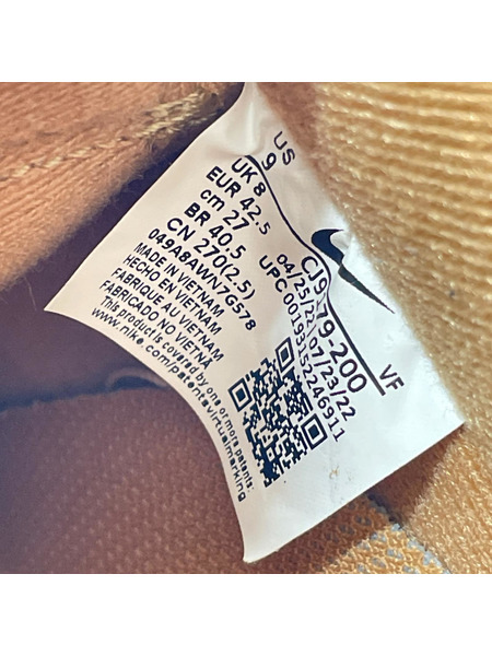 NIKE スニーカー Air Force 1 Low '07 WB  27cm 茶