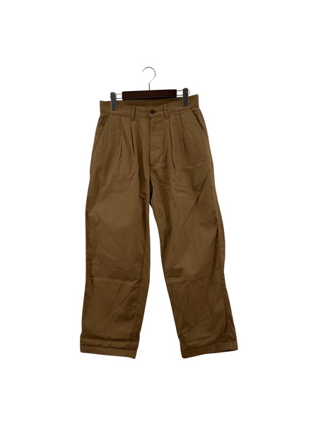 E.TAUTZ KHK trs05 1012 PLEATED CHINO[値下]