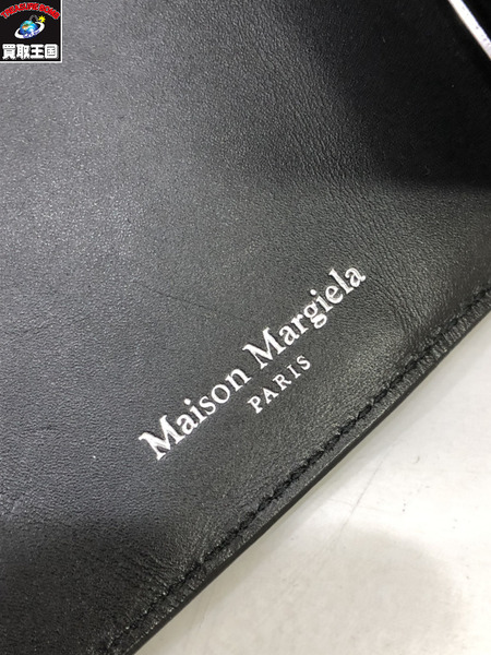 MAISON MARGIELA レザーマネークリップ S35UI0447/黒/メゾンマルジェラ