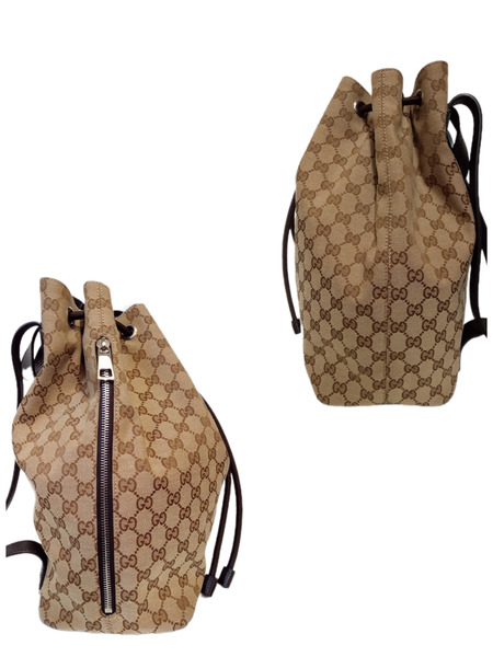 GUCCI/GGキャンバス/バッグパック/巾着/449175