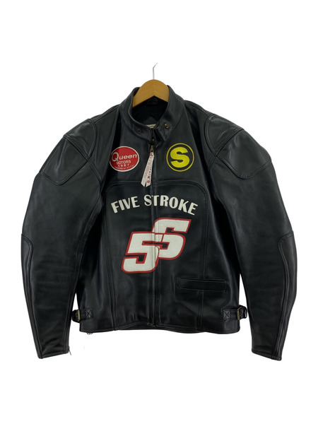 5STROKE SKY ORIGINAL レザー レーシングジャケット sizeS